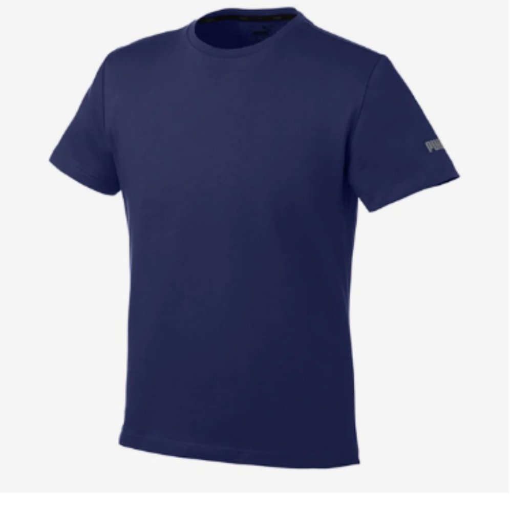 PUMA - Essentials Short Sleeve Tee - Navy Blue - Picture 4 of 5